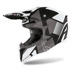 AIROH WRAAP Casco de moto Cross Enduro barato con gráficos RAZE