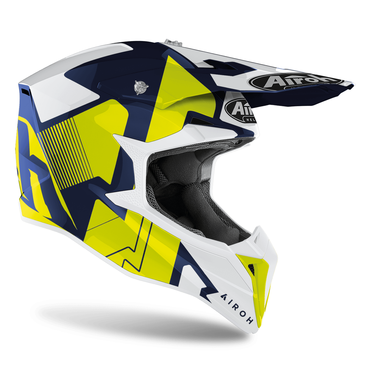 AIROH WRAAP Casco de moto Cross Enduro barato con gráficos RAZE