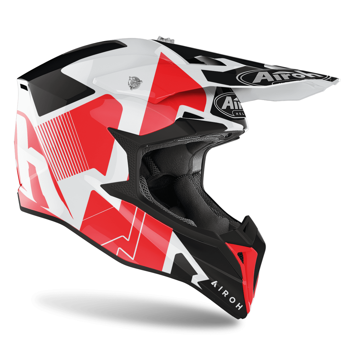 AIROH WRAAP Casco de moto Cross Enduro barato con gráficos RAZE