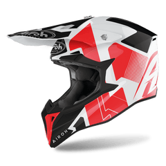 AIROH WRAAP Casco de moto Cross Enduro barato con gráficos RAZE