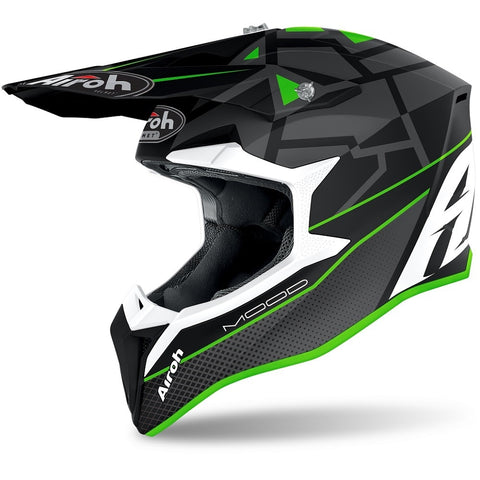 AIROH WRAAP Cross Moto enduro helmet Economic MOOD graphics